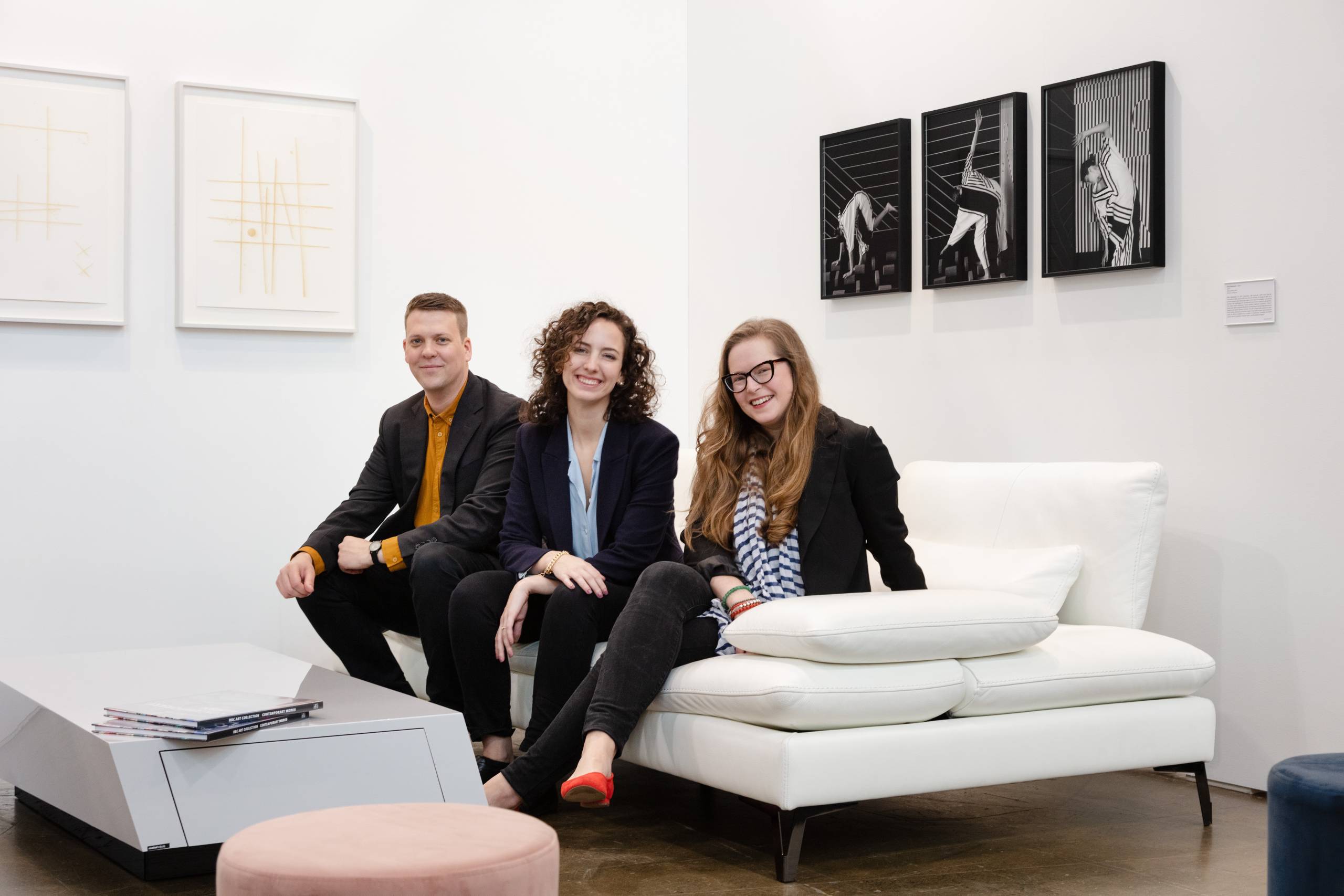 De gauche à droite, Stefan Hancherow, Corrie Jackson et Jane Hutchison.