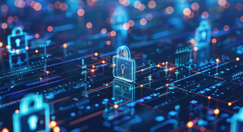 un réseau de serrures de sécurité numériques