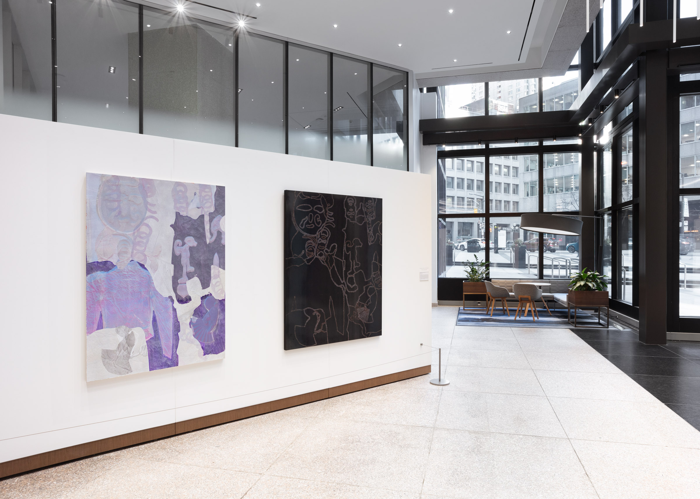 Œuvres de Teto Elsiddique et d’Azza El Siddique.